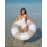 Flamingueo - Φουσκωτό Donut Σωσίβιο 110cm Lina Floatie Beige