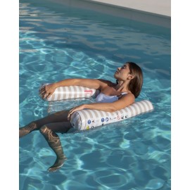Flamingueo - Hammock-Πλωτή Αιώρα Θαλάσσης με Φουσκωτό Μαξιλάρι Nilo Beige