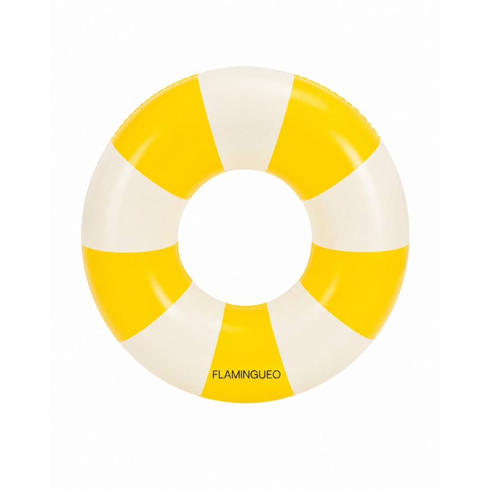 Flamingueo - Φουσκωτό Donut Σωσίβιο 90cm Lula Floatie Yellow