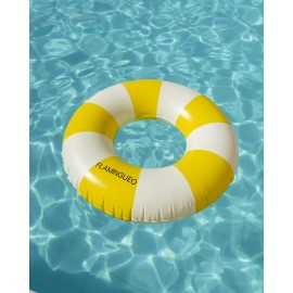 Flamingueo - Φουσκωτό Donut Σωσίβιο 90cm Lula Floatie Yellow