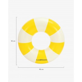 Flamingueo - Φουσκωτό Donut Σωσίβιο 90cm Lula Floatie Yellow