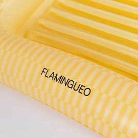 Flamingueo - Διπλό Στρώμα Θαλάσσης Φουσκωτό Portofino Yellow