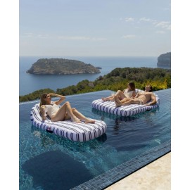Flamingueo - Διπλό Στρώμα Θαλάσσης Φουσκωτό Monte Carlo Navy Blue