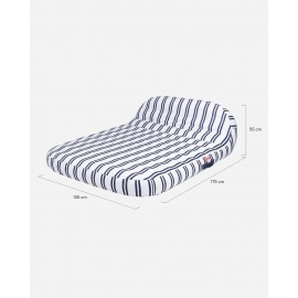 Flamingueo - Διπλό Στρώμα Θαλάσσης Φουσκωτό Monte Carlo Navy Blue