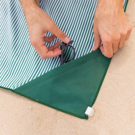 Flamingueo - Πετσέτα με Μικροΐνες Ultra-Fast Drying Pipa Green