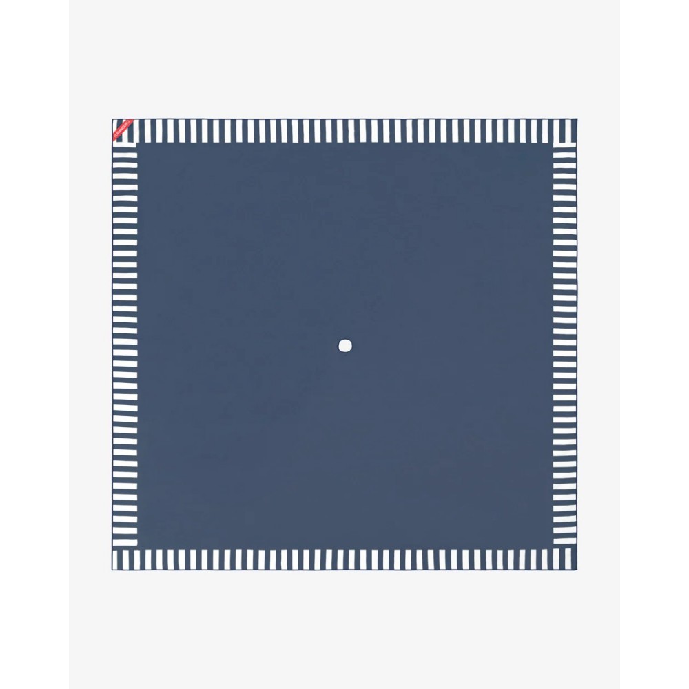 Flamingueo - Microfiber Κουβέρτα Πικ-Νικ με Κεντρικό Άνοιγμα για Ομπρέλα Vera Blue