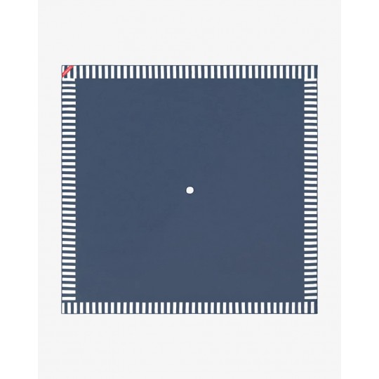 Flamingueo - Microfiber Κουβέρτα Πικ-Νικ με Κεντρικό Άνοιγμα για Ομπρέλα Vera Blue