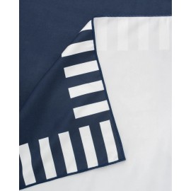 Flamingueo - Microfiber Κουβέρτα Πικ-Νικ με Κεντρικό Άνοιγμα για Ομπρέλα Vera Blue