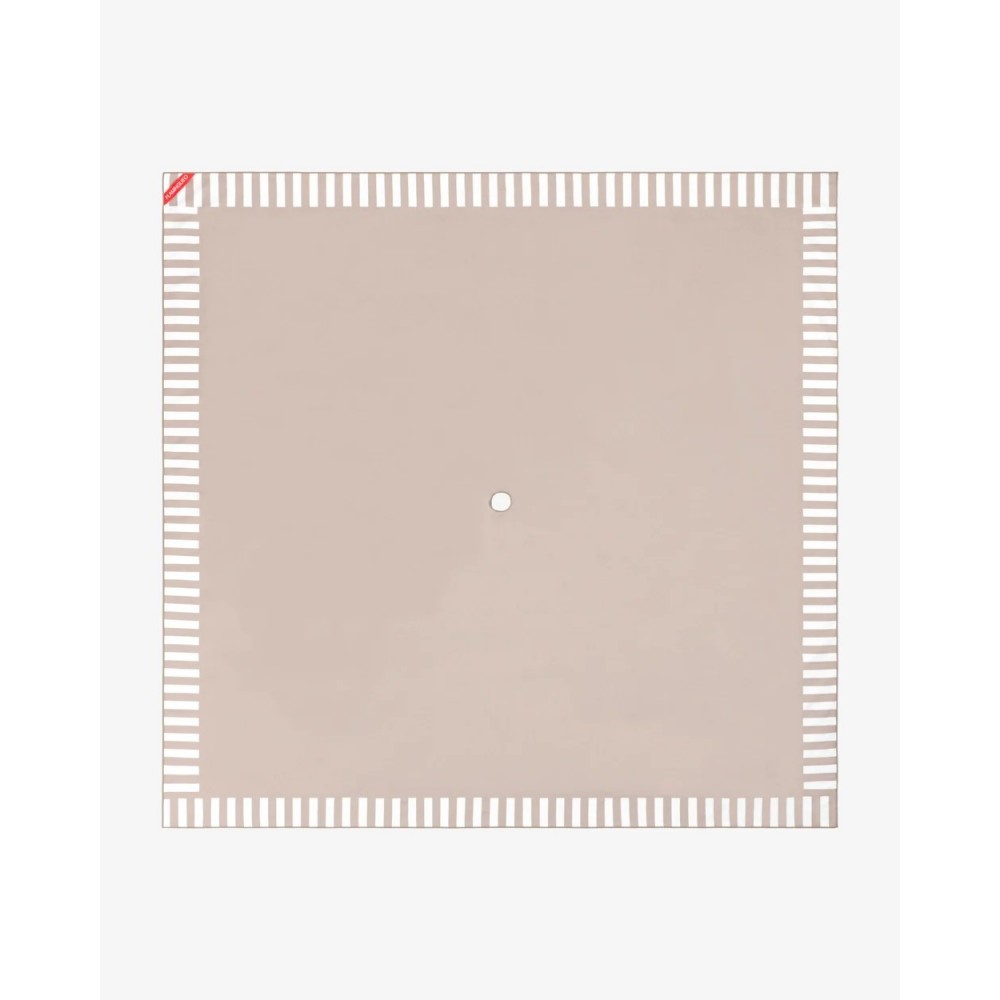 Flamingueo - Microfiber Κουβέρτα Πικ-Νικ με Κεντρικό Άνοιγμα για Ομπρέλα Vera Beige