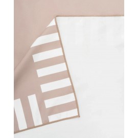 Flamingueo - Microfiber Κουβέρτα Πικ-Νικ με Κεντρικό Άνοιγμα για Ομπρέλα Vera Beige