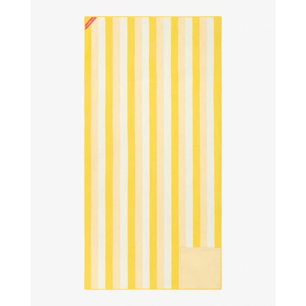 Flamingueo - Πετσέτα με Μικροΐνες & Μαγνήτες Ultra-Fast Drying Aura Yellow