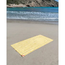 Flamingueo - Πετσέτα με Μικροΐνες & Μαγνήτες Ultra-Fast Drying Aura Yellow