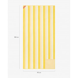 Flamingueo - Πετσέτα με Μικροΐνες & Μαγνήτες Ultra-Fast Drying Aura Yellow