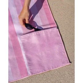 Flamingueo - Πετσέτα με Μικροΐνες & Μαγνήτες Ultra-Fast Drying Aura Pink
