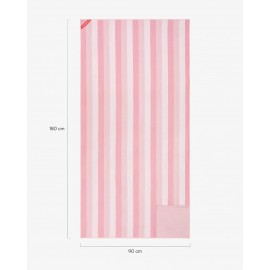 Flamingueo - Πετσέτα με Μικροΐνες & Μαγνήτες Ultra-Fast Drying Aura Pink