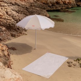 Flamingueo - Ομπρέλα παραλίας 160cm Με UPF 50+ Αντηλιακή Προστασία Beige Dania