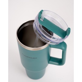 Flamingueo - Μπουκάλι Θερμός Από Ανοξείδωτο Ατσάλι 1,18L Dark Green