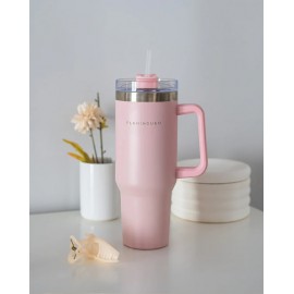 Flamingueo - Μπουκάλι Θερμός Από Ανοξείδωτο Ατσάλι 1,18L Pink