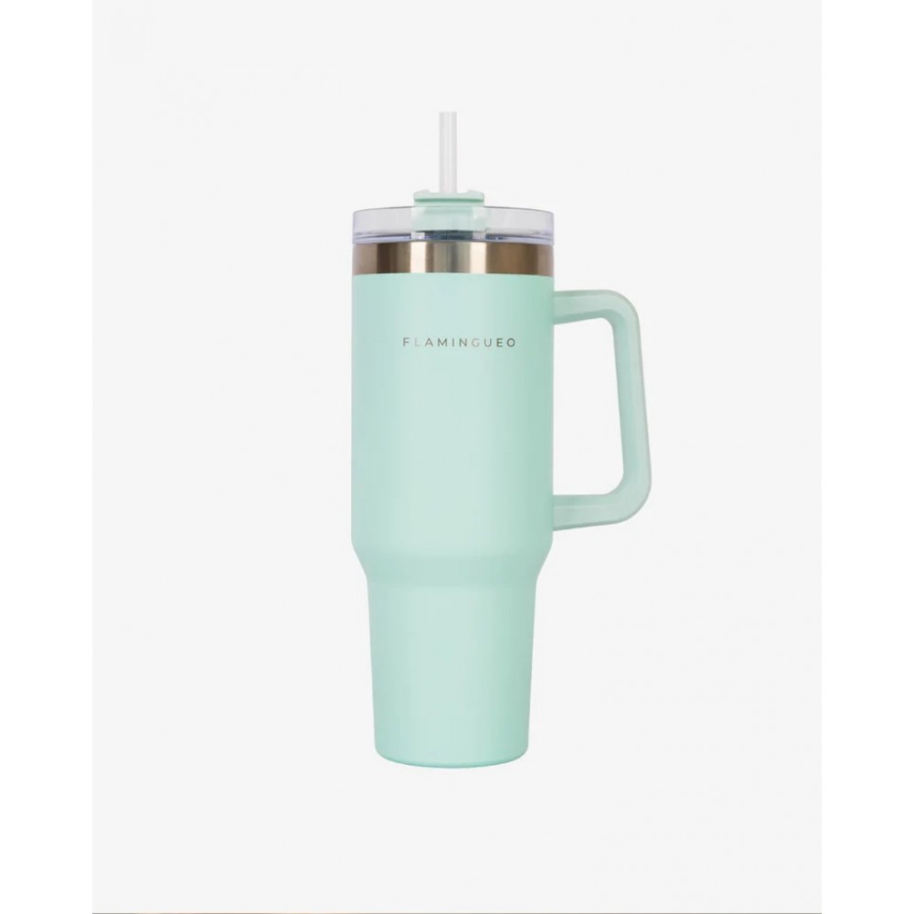Flamingueo - Μπουκάλι Θερμός Από Ανοξείδωτο Ατσάλι 1,18L Mint