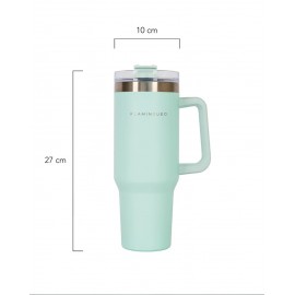 Flamingueo - Μπουκάλι Θερμός Από Ανοξείδωτο Ατσάλι 1,18L Mint