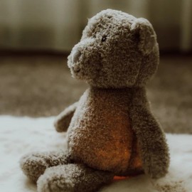 Flow - Λούτρινο Αρκουδάκι Lou Με Φωτάκι Νυχτός Γκρι