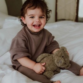 Flow - Λούτρινο Αρκουδάκι Lou Με Φωτάκι Νυχτός Γκρι