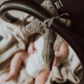 Flow - Λούτρινη Χήνα Liva Για Καρότσι Με Λευκούς Ήχους Γκρι