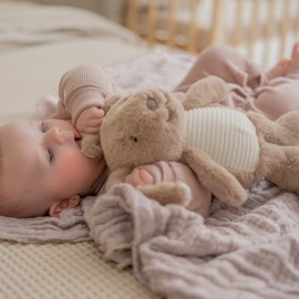 Flow - Λούτρινο Λαγουδάκι Milo Brown Με Λευκούς Ήχους & Μουσική Επαναφoρτιζόμενο