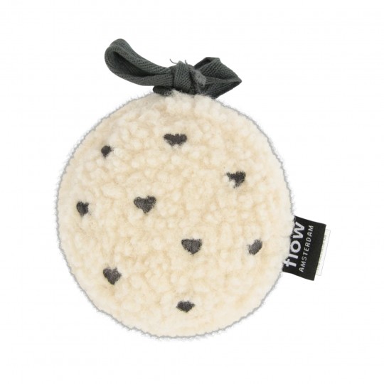 Flow - Υφασμάτινο Παιχνίδι Για Καρότσι Με Λευκούς Ήχους Lucy Hearts