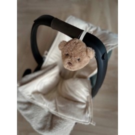 Flow - Υφασμάτινο Αρκουδάκι Lou Με Λευκούς Ήχους & Μουσική Καφέ