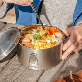 Gaspajoe - Στρογγυλό Ανοξείδωτο Φαγητοδοχείο 1100ml Drummy Jungle