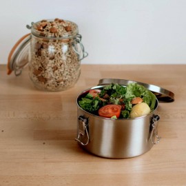 Gaspajoe - Στρογγυλό Ανοξείδωτο Φαγητοδοχείο 1100ml Drummy Waves