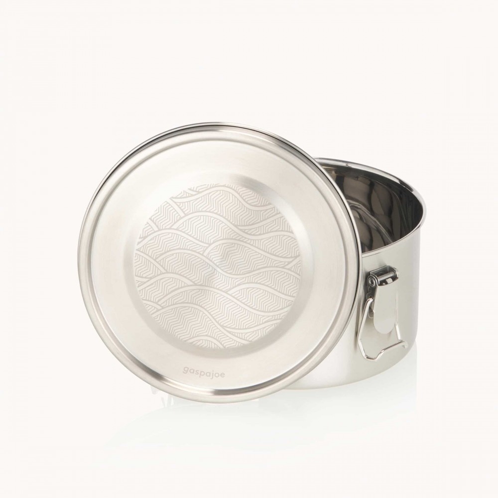 Gaspajoe - Στρογγυλό Ανοξείδωτο Φαγητοδοχείο 1100ml Drummy Waves