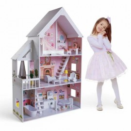 Gerardo's Toys - Ξύλινο Κουκλόσπιτο Με LED Liselle Gerardo's Toys - Ξύλινο Κουκλόσπιτο Με LED Liselle