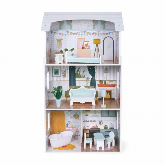 Gerardo's Toys - Ξύλινο Κουκλόσπιτο Με LED Luna Gerardo's Toys - Ξύλινο Κουκλόσπιτο Με LED Luna