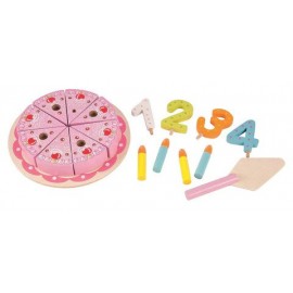 Gerardo's Toys - Ξύλινη Τούρτα Γενεθλίων Με Κεράκια Gerardo's Toys - Ξύλινη Τούρτα Γενεθλίων Με Κεράκια