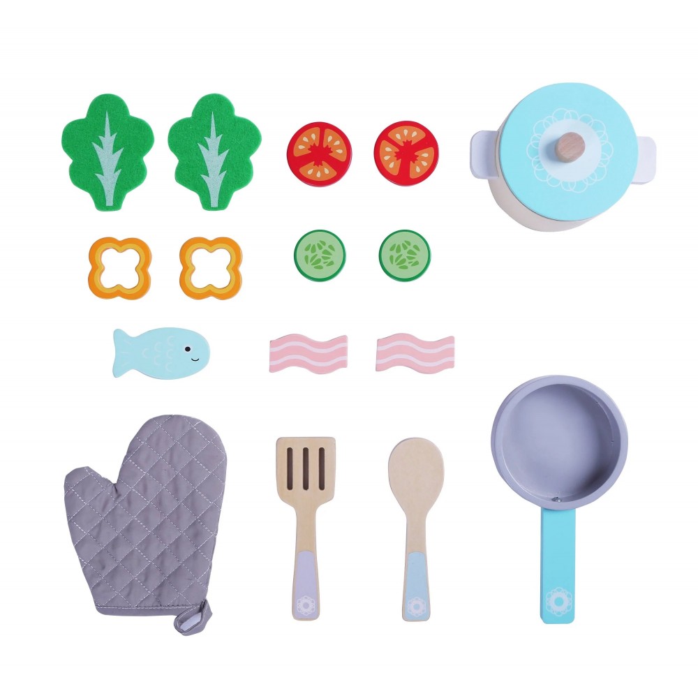 Gerardo's Toys - Ξύλινο Σετ Κουζινικών