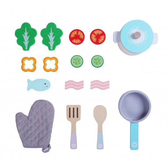 Gerardo's Toys - Ξύλινο Σετ Κουζινικών