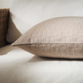 Gofis Home - Μαξιλαροθήκη 50x50cm Eliena Warm Beige 402/06