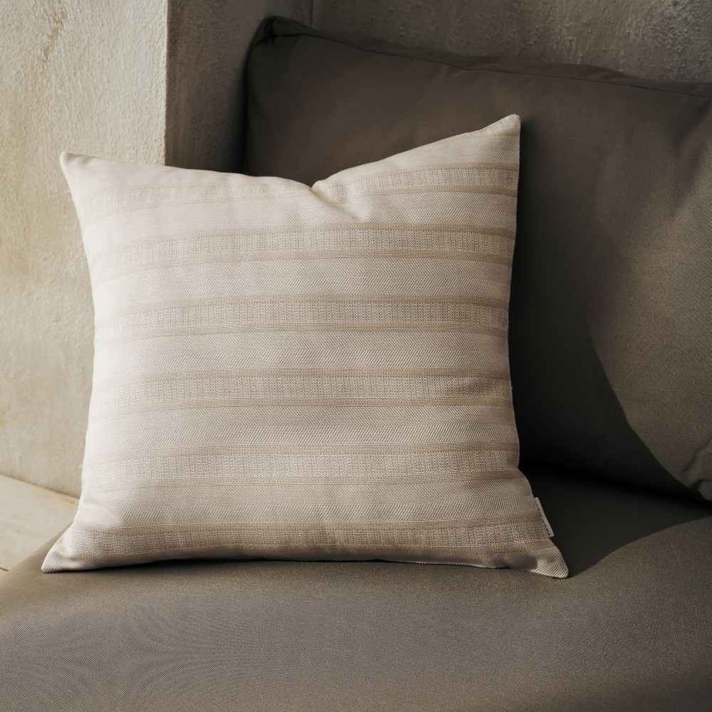 Gofis Home - Μαξιλαροθήκη 50x50cm Laurel Hemp Beige 731/04