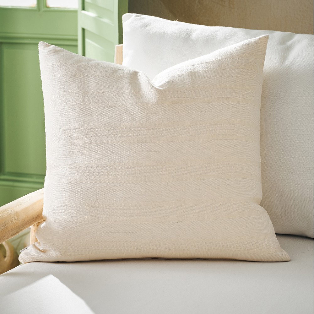 Gofis Home - Μαξιλαροθήκη 50x50cm Laurel Bone Beige 731/05