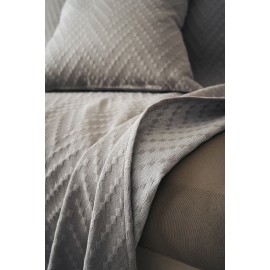 Gofis Home - Ριχτάρι Τετραθέσιου 180x350cm Ori Rock Grey 401/15
