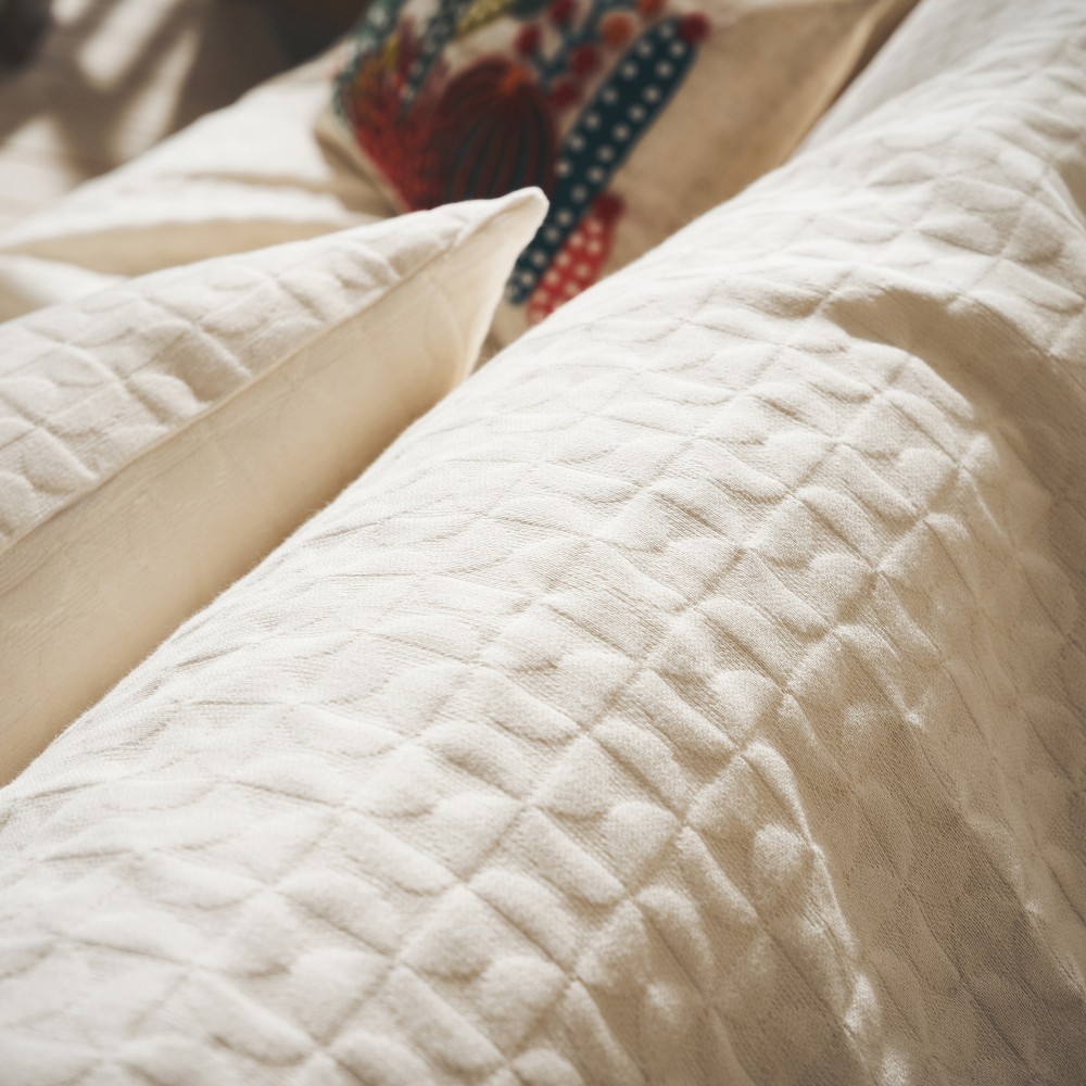 Gofis Home - Ριχτάρι Πολυθρόνας 180x180cm Eliena Ivory 402/05