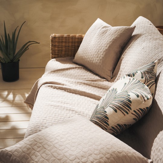 Gofis Home - Ριχτάρι Διθέσιου 180x250cm Eliena Warm Beige 402/06