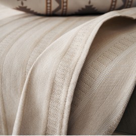 Gofis Home - Ριχτάρι Τριθέσιου 180x310cm Laurel Hemp Beige 731/04