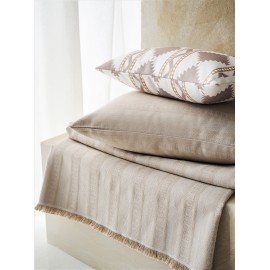 Gofis Home - Ριχτάρι Τριθέσιου 180x310cm Laurel Hemp Beige 731/04