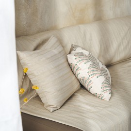 Gofis Home - Ριχτάρι Πολυθρόνας 180x180cm Laurel Plant Green 731/18