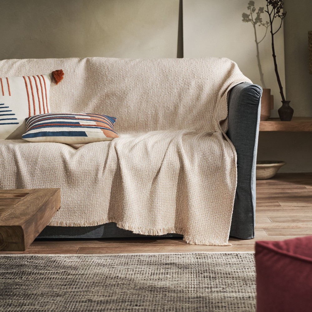 Gofis Home - Ριχτάρι 180x310cm Quina Beige/Brick 238/03