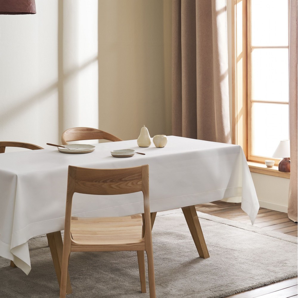 Gofis Home - Αλέκιαστο Τραπεζομάντηλο 145x260cm Aelinore Pure white 391/16