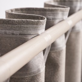 Gofis Home - Κουρτίνα Με Σιρίτι 140x295cm Magna Grey 495/15